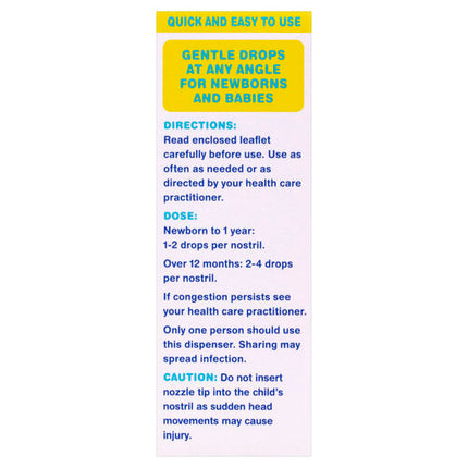 FLO Baby Saline + Nasal Drops 15mL