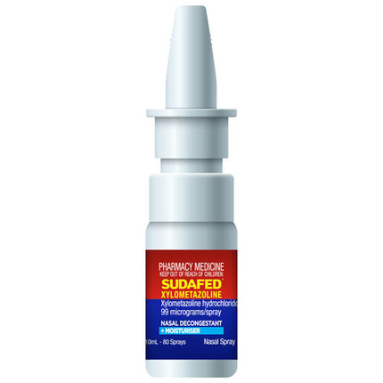 Sudafed Xylo Nasal Decongestant Spray 10ml Twin Pack