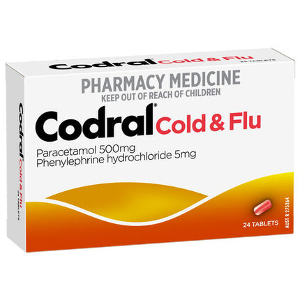 Codral PE Cold & Flu Tablets 24 Pack
