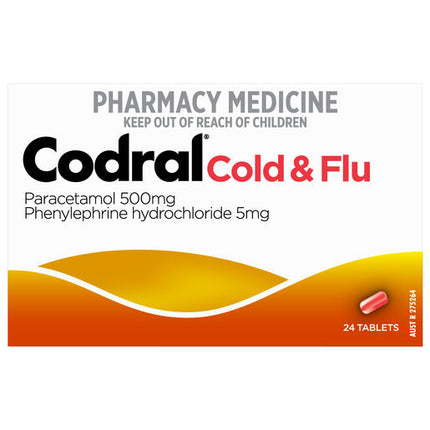 Codral PE Cold & Flu Tablets 24 Pack