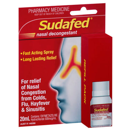 Sudafed Nasal Decongestant 20mL