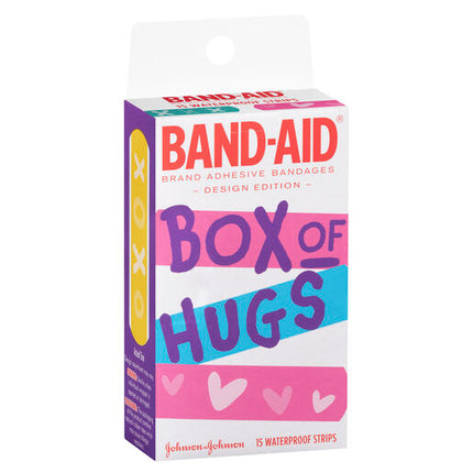 Band-Aid Box of Hugs Waterproof Strips 15 Pack