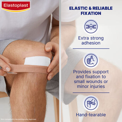 Elastoplast Tapes Elastic Fabric Roll Plaster 2.5cm x 3m