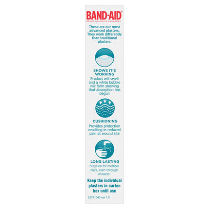 Band-Aid Advanced Healing Hydro Seal Blister Block 4 Pack