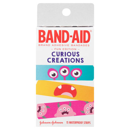 Band-Aid Curious Creations Waterproof Strips 15 Pack