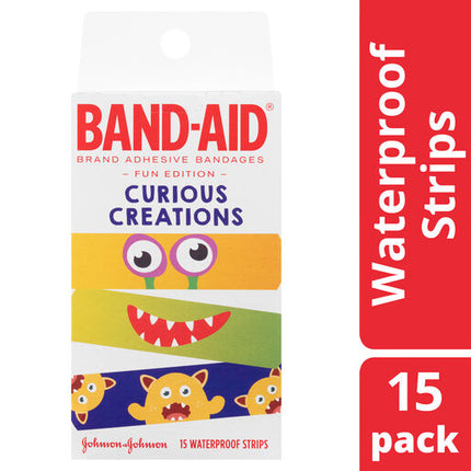 Band-Aid Curious Creations Waterproof Strips 15 Pack