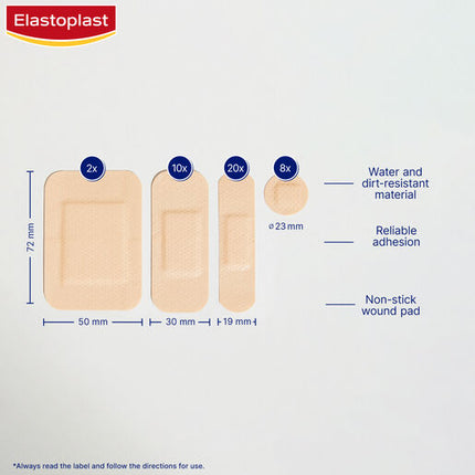 Elastoplast Plastic Strips Assorted 40 Pack
