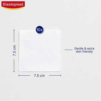 Elastoplast Soft Gauze Sterile 7.5cm x 7.5cm 10 Pack