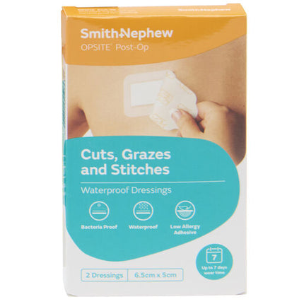 Opsite Post-op 6.5x5.5cm 2pk