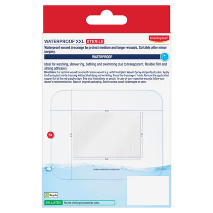 Elastoplast Aqua Protect XXL Sterile Waterproof 5 Pack