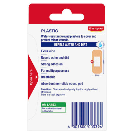 Elastoplast Plastic Wide Strips 20 Pack