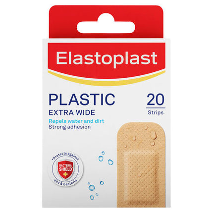 Elastoplast Plastic Wide Strips 20 Pack