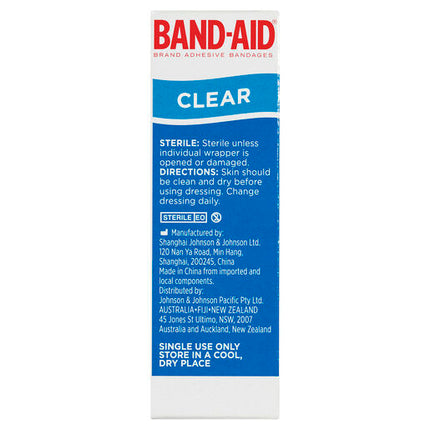 Band-Aid Clear Strips 40 Pack