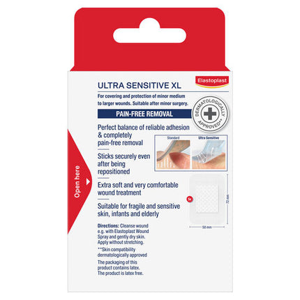 Elastoplast Ultra Sensitive Dressing XL 5 Pack