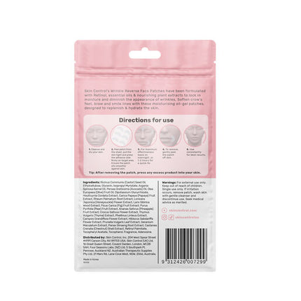 Skin Control Wrinkle Reverse Face Patch + Retinol