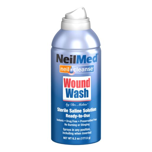 NeilMed Cleanse Sterile Saline Wound Wash 177ml