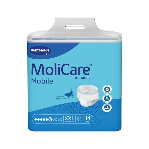 Molicare Premium Mobile 6 Drops XXL Waist 150-203cm 14