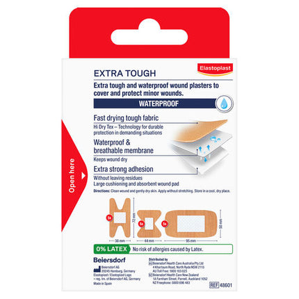 Elastoplast Extra Tough Waterproof 15 Pack