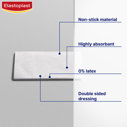 Elastoplast Non-Stick Wound Dressings 7.5x5cm 5 Pack