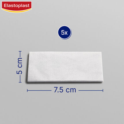 Elastoplast Non-Stick Wound Dressings 7.5x5cm 5 Pack
