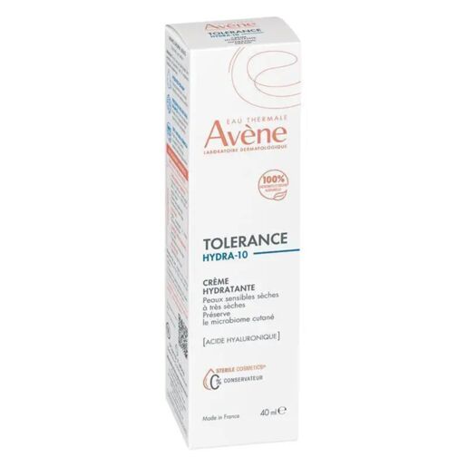 Avène Tolerance Hydra-10 Hydrating Cream for Dehydrated, Dry Sensitive Skin 40ml