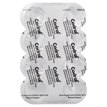 Codral Sore Throat Lozenges Antibacterial Honey & Lemon 16 Pack