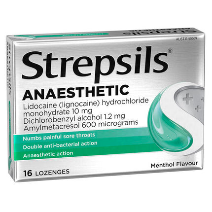 Strepsils Plus Anaesthetic 16 Lozenges