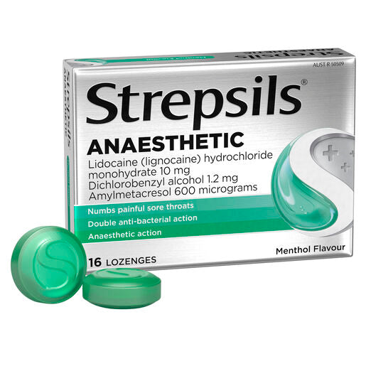 Strepsils Plus Anaesthetic 16 Lozenges