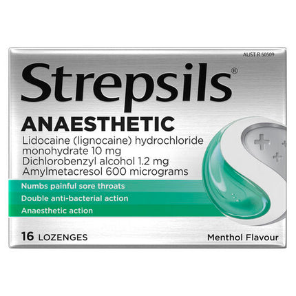 Strepsils Plus Anaesthetic 16 Lozenges