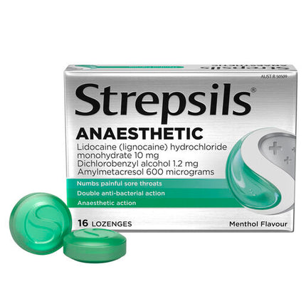 Strepsils Plus Anaesthetic 16 Lozenges