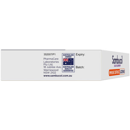Sambucol Black Elderberry Immune Defence Lozenges 20 Pack