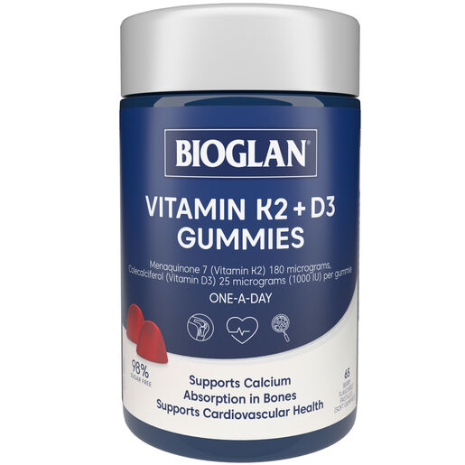 Bioglan Vitamin D3+K2 Gummies 65s