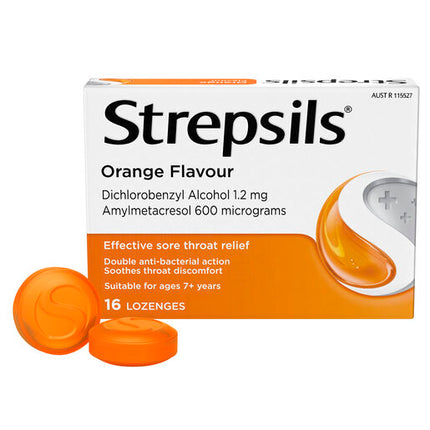 Strepsils Orange 16 Lozenges