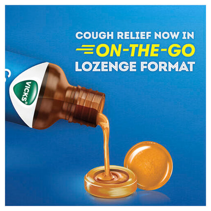 Vicks VapoDrops Dry + Chesty Cough Relief 24 Lozenges