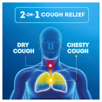 Vicks VapoDrops Dry + Chesty Cough Relief 24 Lozenges