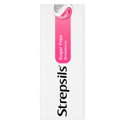 Strepsils Sugar Free Strawberry 36 Lozenges
