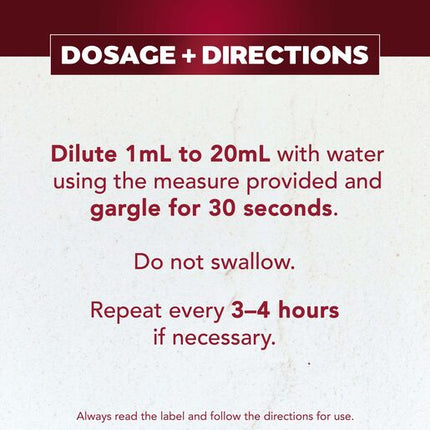 Betadine Sore Throat Gargle Concentrated 40mL