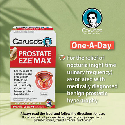 Caruso's Natural Health Prostate Eze Max 90 Capsules