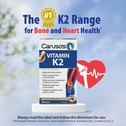 Caruso's Natural Health Vitamin K2 60 Capsules