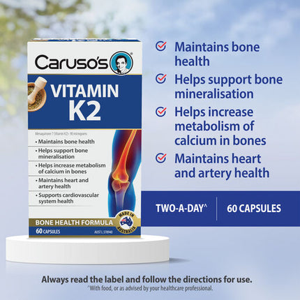 Caruso's Natural Health Vitamin K2 60 Capsules