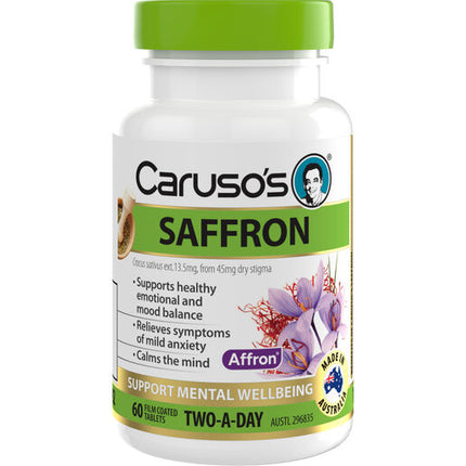 Caruso's Natural Health Saffron 60 Tablets