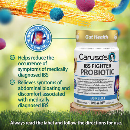 Caruso's Probiotic IBS Fighter 30 Capsules