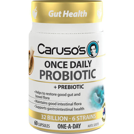 Caruso's Natural Health Probiotic - Once Daily 60 Capsules