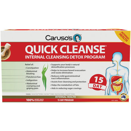 Caruso's Natural Health Quick Cleanse 15 Day Detox Program Kit