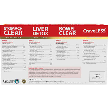 Caruso's Natural Health Quick Cleanse 15 Day Detox Program Kit
