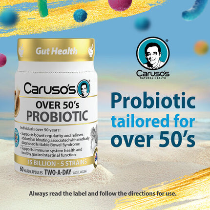 Caruso's Over 50's Probiotic 60 Capsules
