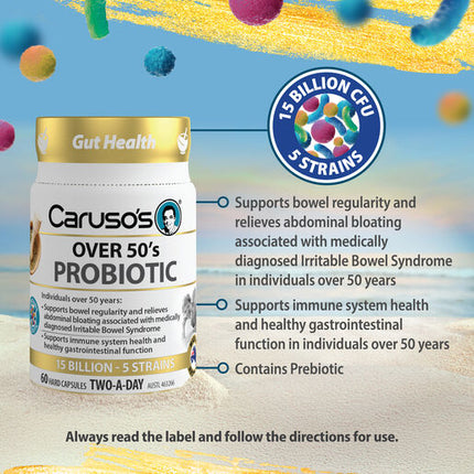 Caruso's Over 50's Probiotic 60 Capsules