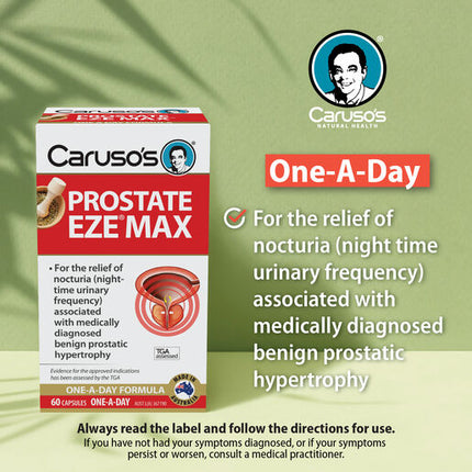 Caruso's Natural Health Prostate Eze Max 60 Capsules