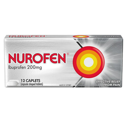 Nurofen 200mg Ibuprofen 12 Caplets