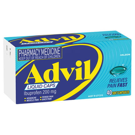 Advil Liquid 40 Capsules